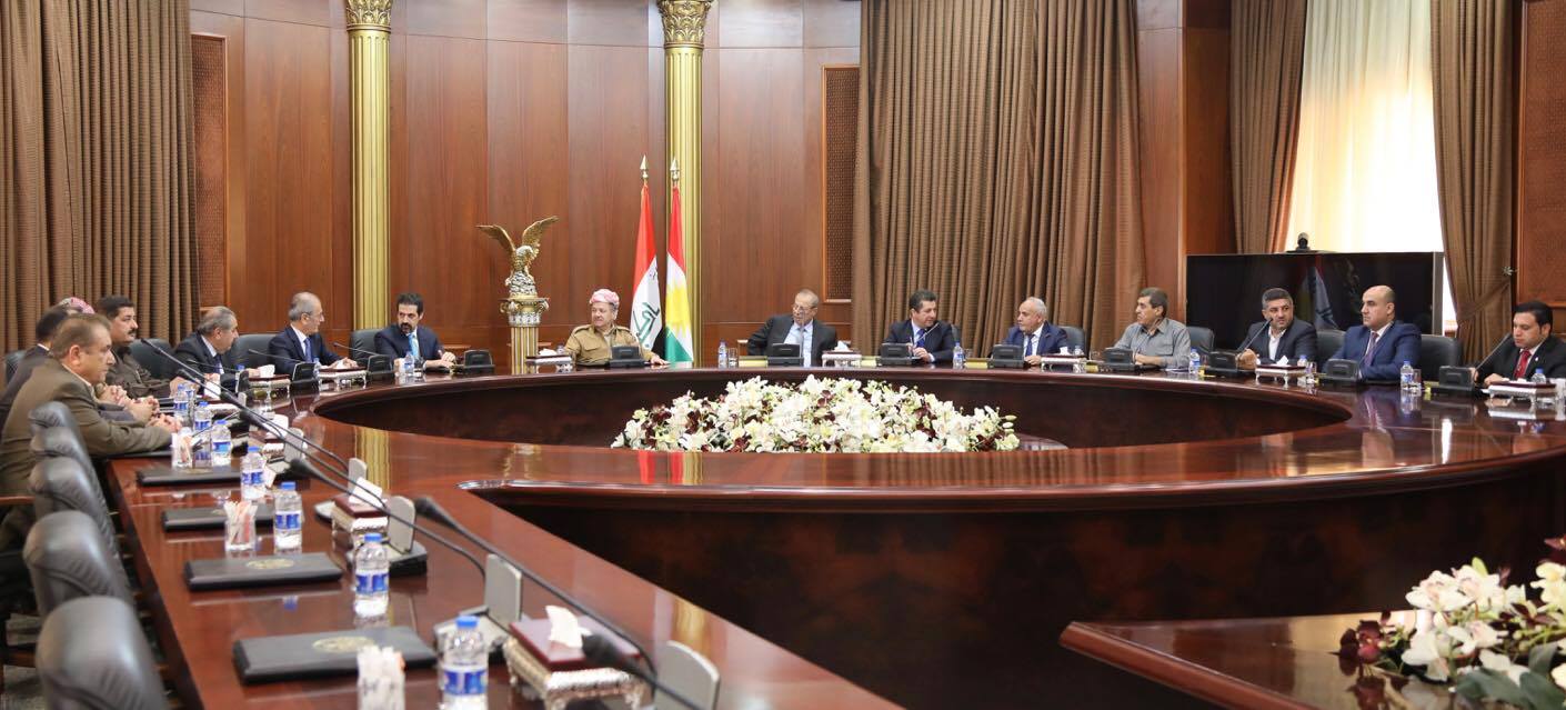 بە سەرۆكایەتی بارزانی كۆبوونەوەی ئەنجوومەنی باڵای ریفراندۆم دەستیپێكرد